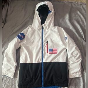 686 Youth Nasa Exploration Insulated Jacket (XL) White Colorblock M1W505-WHT